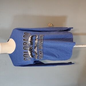 Colorado destinations Rocky Mountains long sleeve fighting elk shirt top